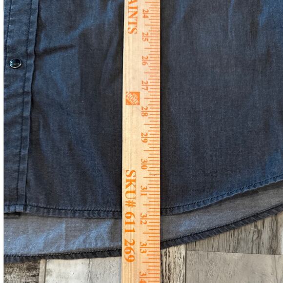 Harley-Davidson Washed Gray Casual Black Pearl Snap Shirt Size 2XL Bikercore - Picture 11 of 11